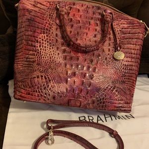 New Brahmin Duxbury Melbourne Leather Satchel